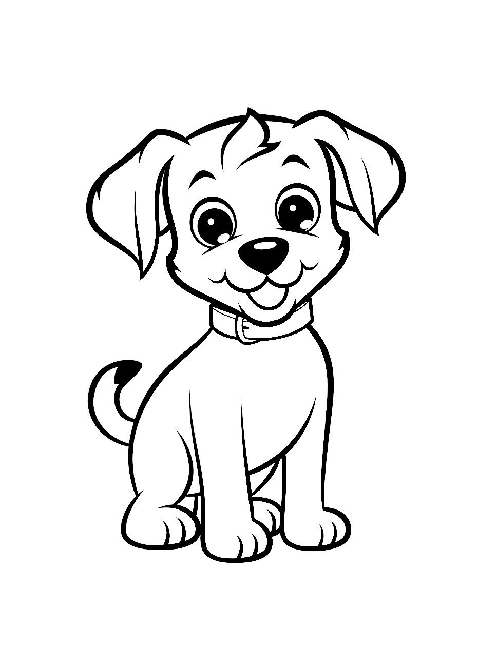 Dog Coloring page (20)