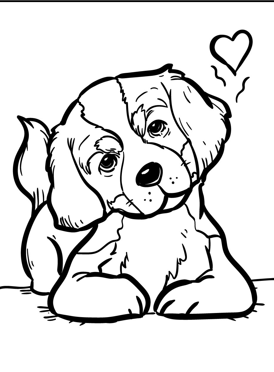 Dog Coloring page (22)