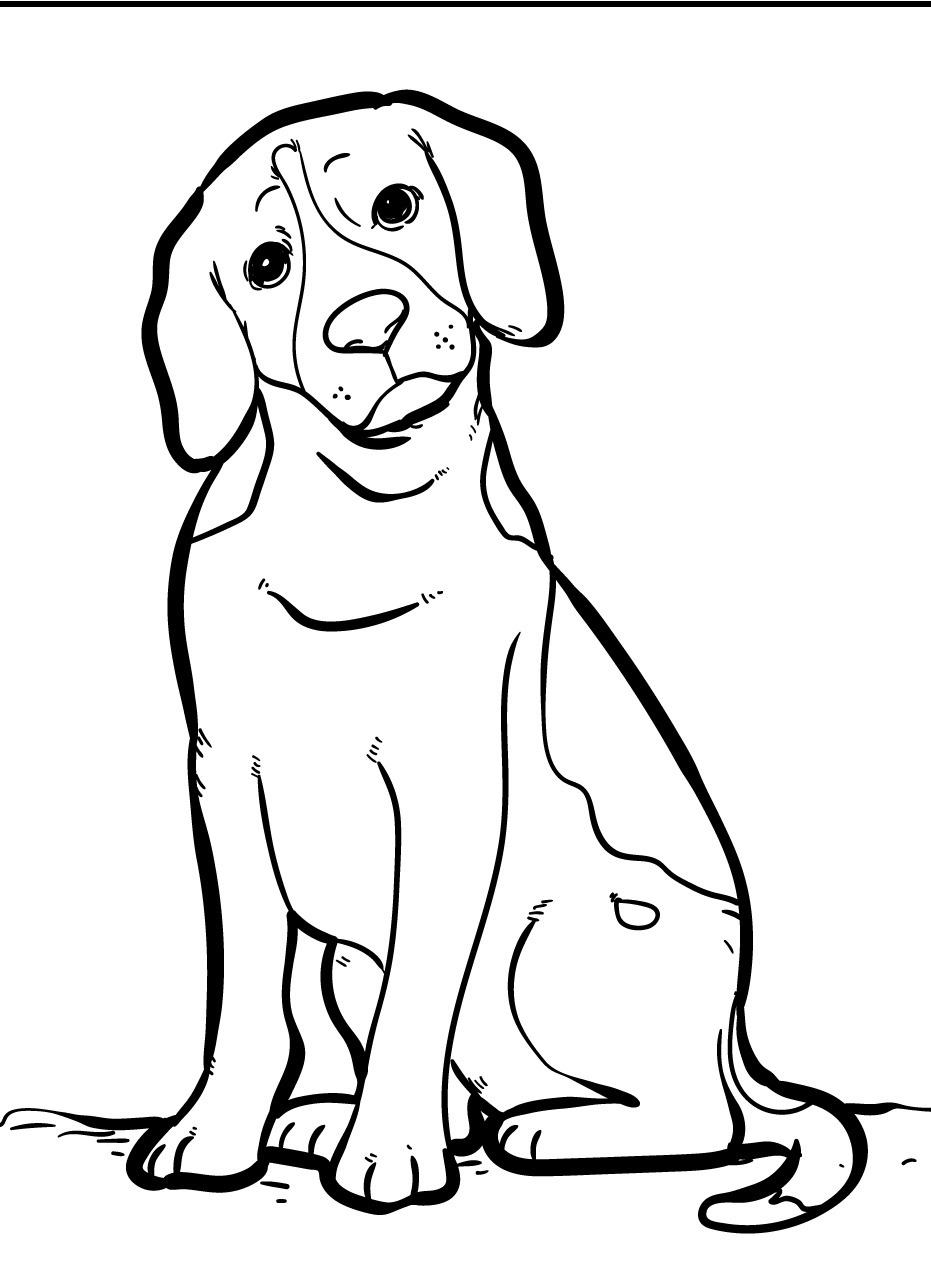 Dog Coloring page (25)