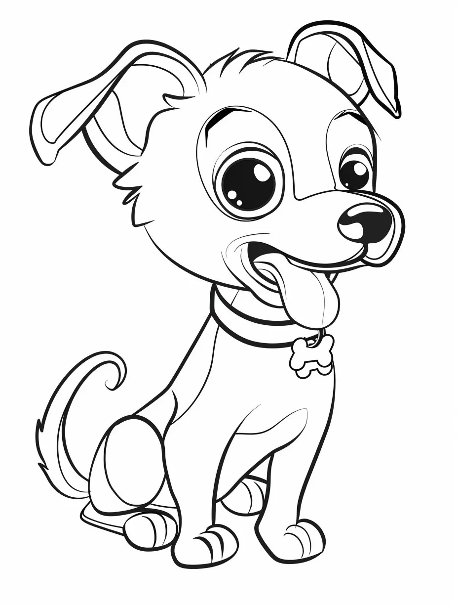 Dog Coloring page (3)