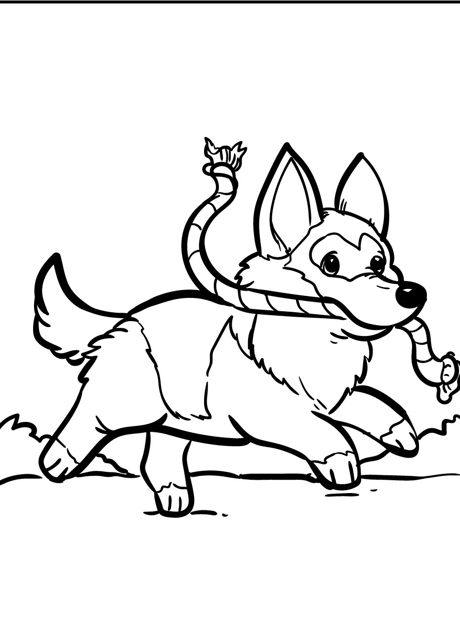 Dog Coloring page (31)