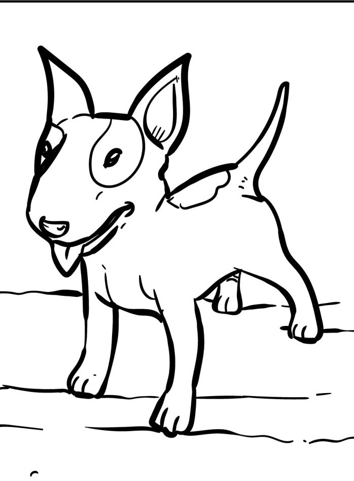 Dog Coloring page (38)