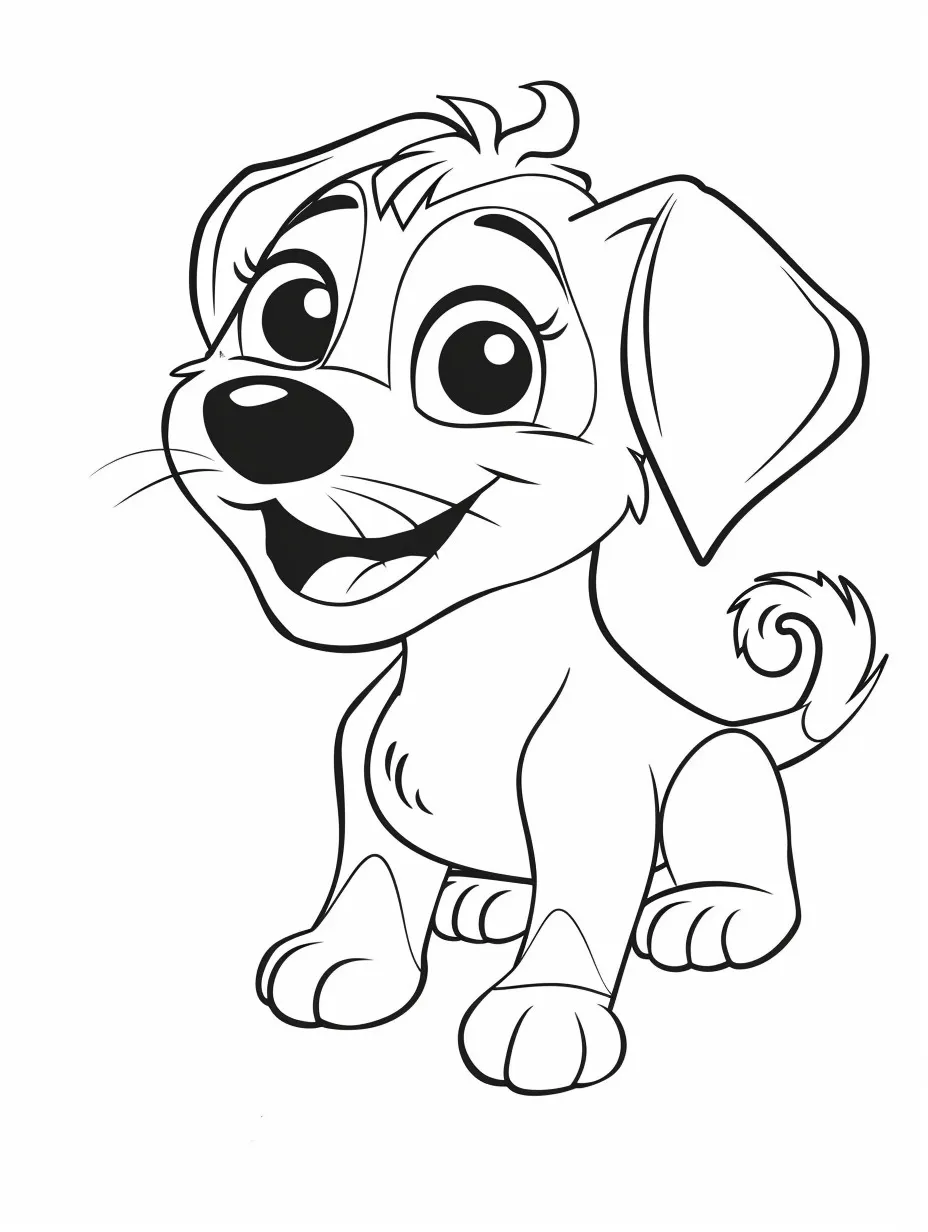 Dog Coloring page (4)