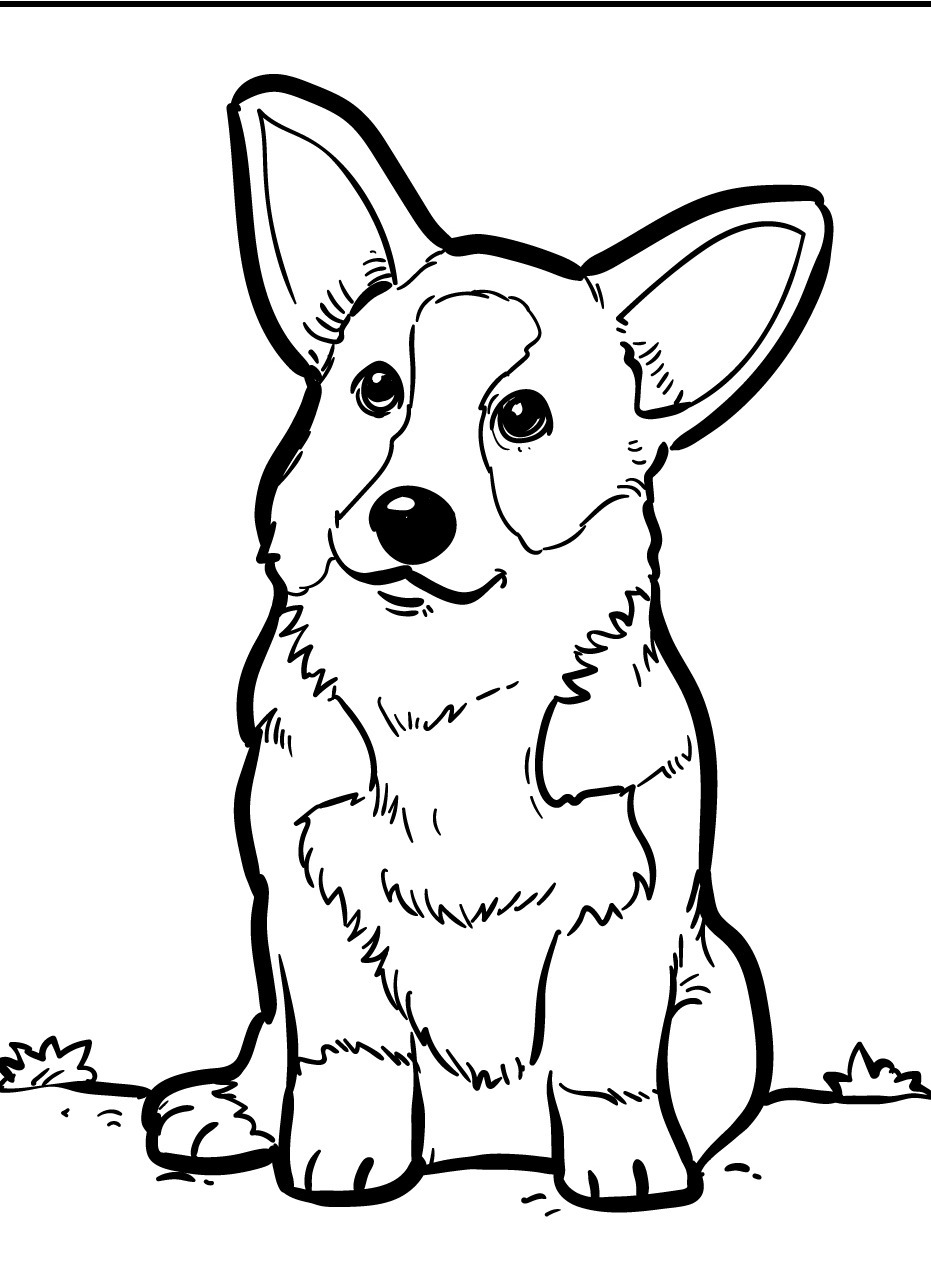 Dog Coloring page (44)