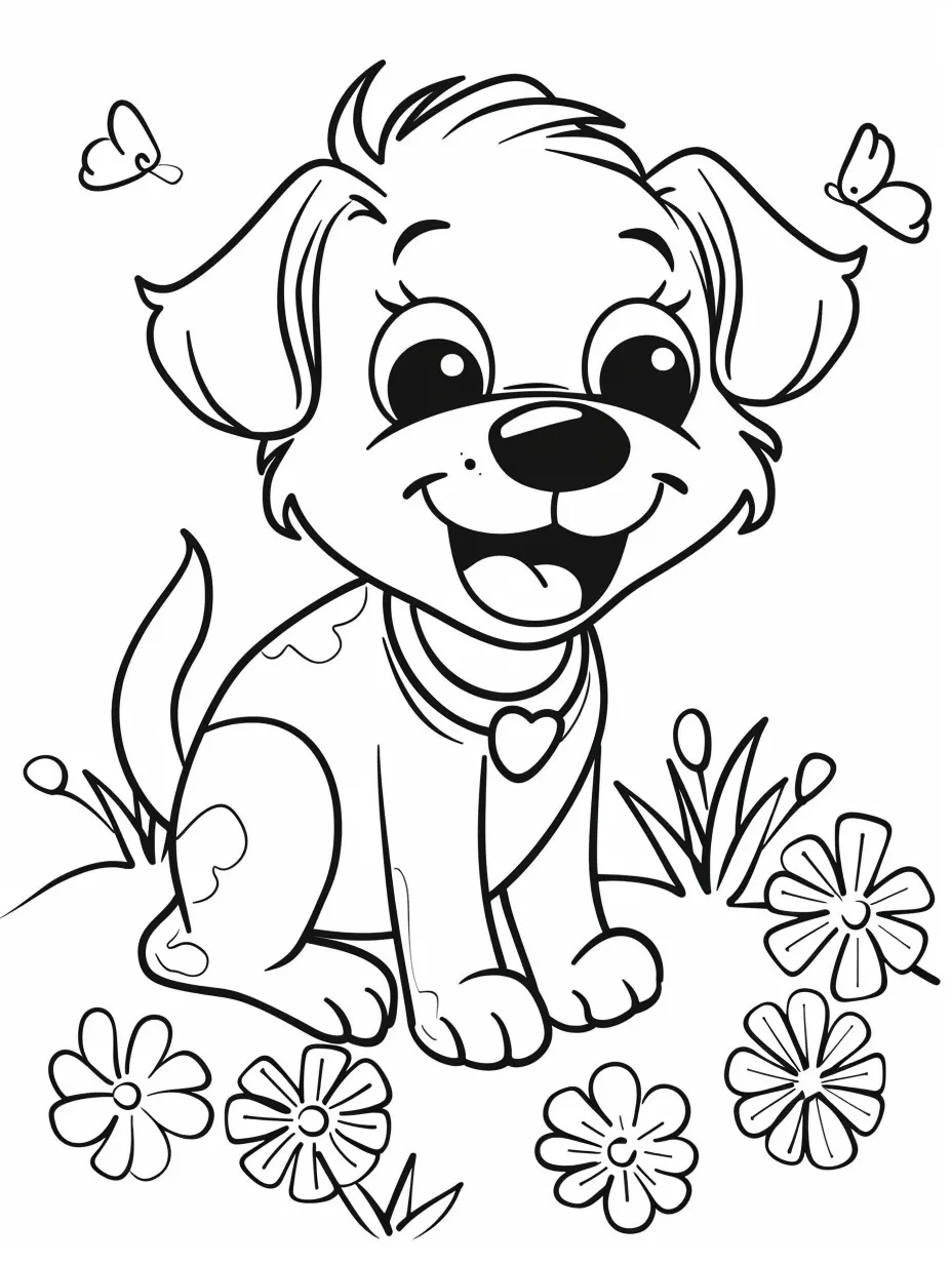 Dog Coloring page (5)