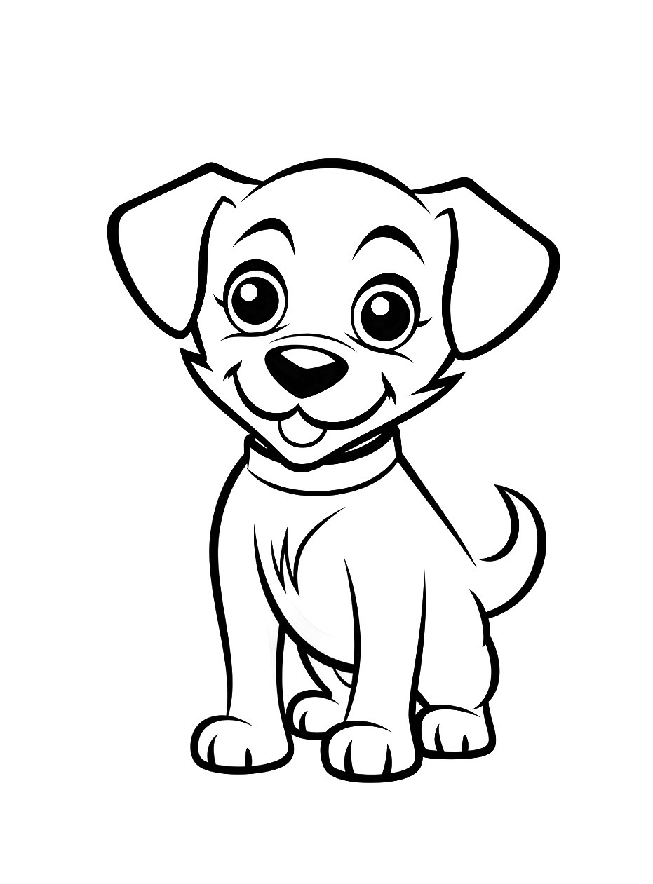 Dog Coloring page (56)