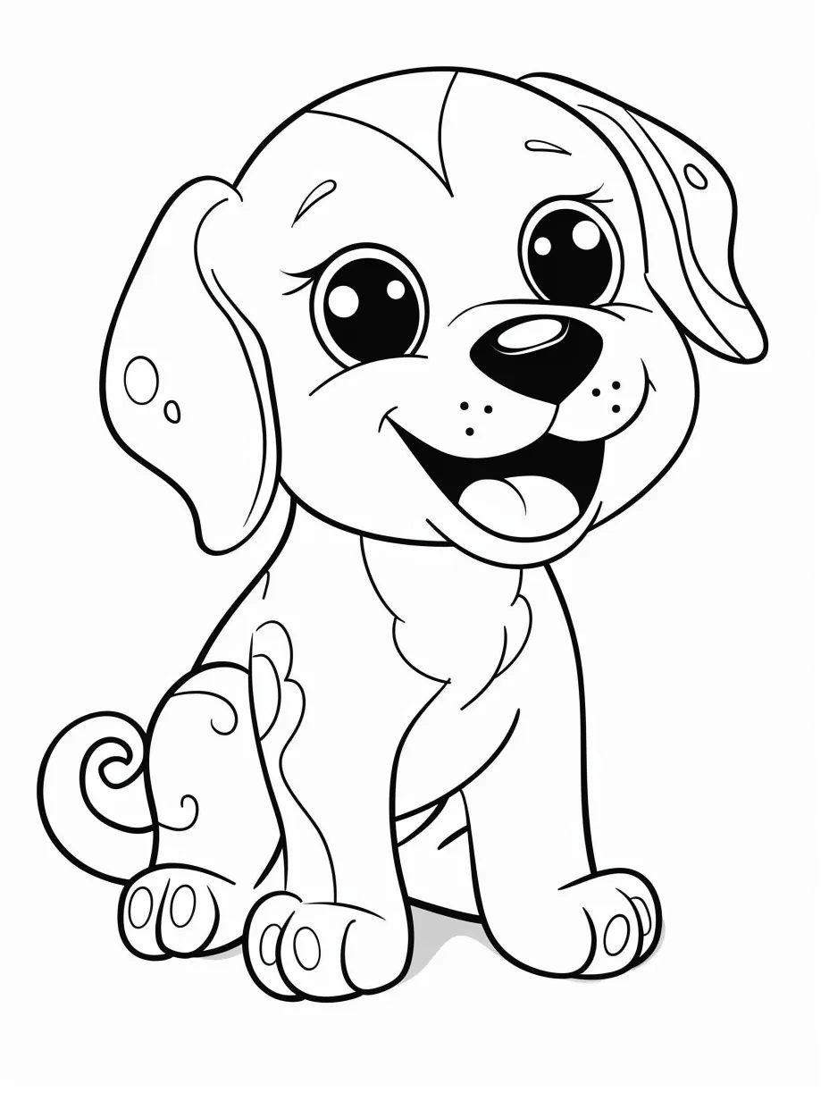 Dog Coloring page (6)