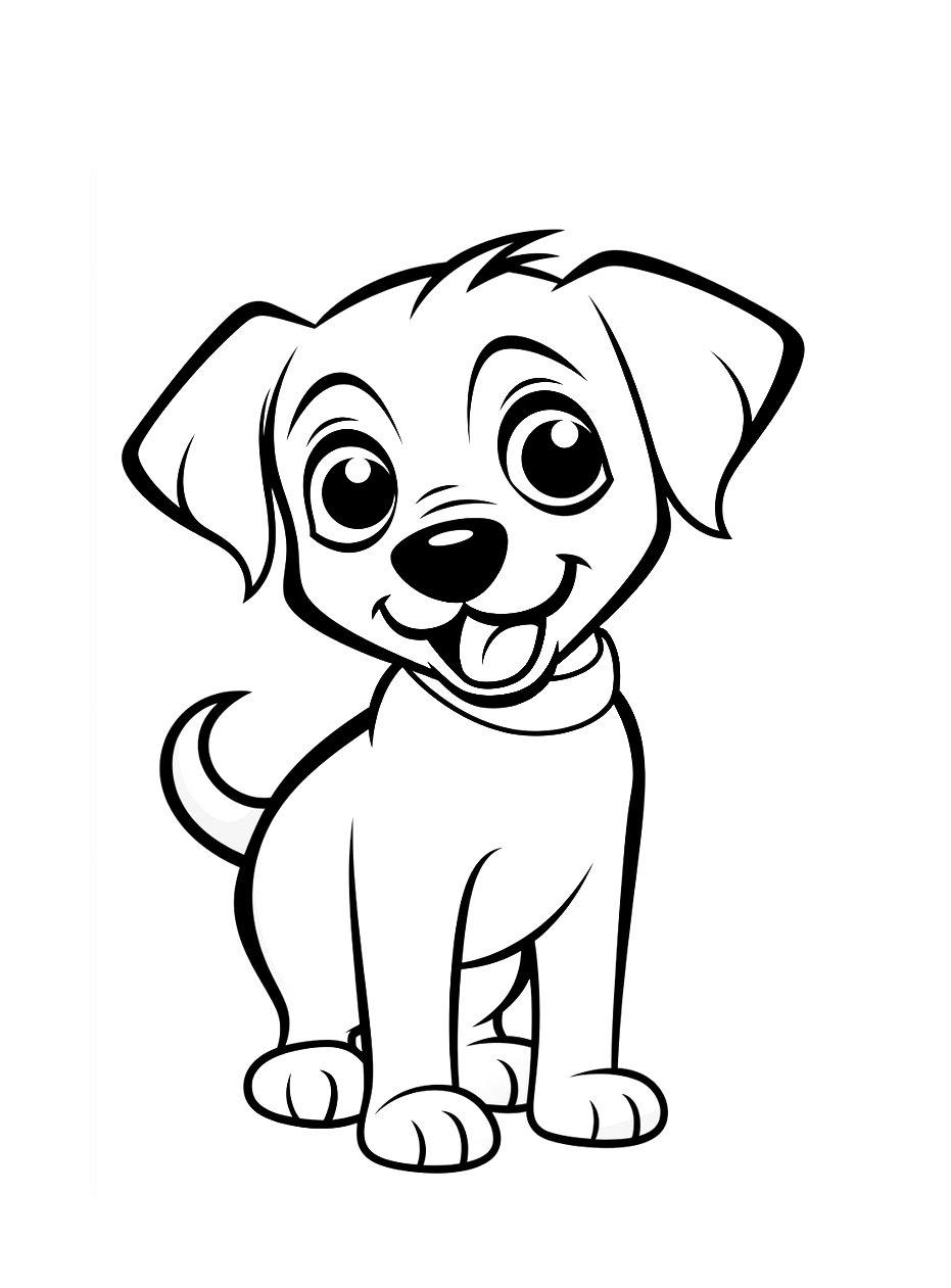 Dog Coloring page (70)