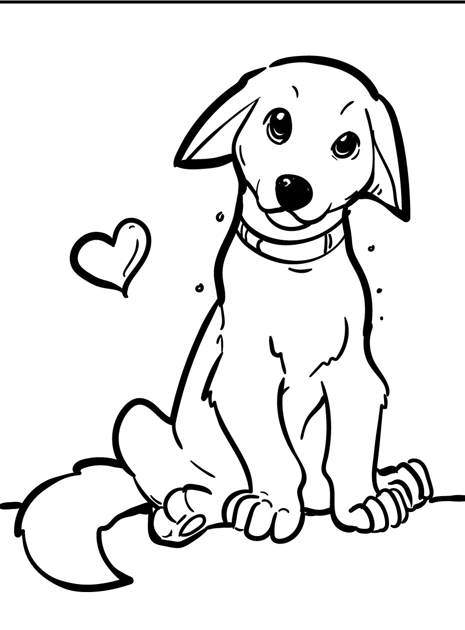 Dog Coloring page (72)