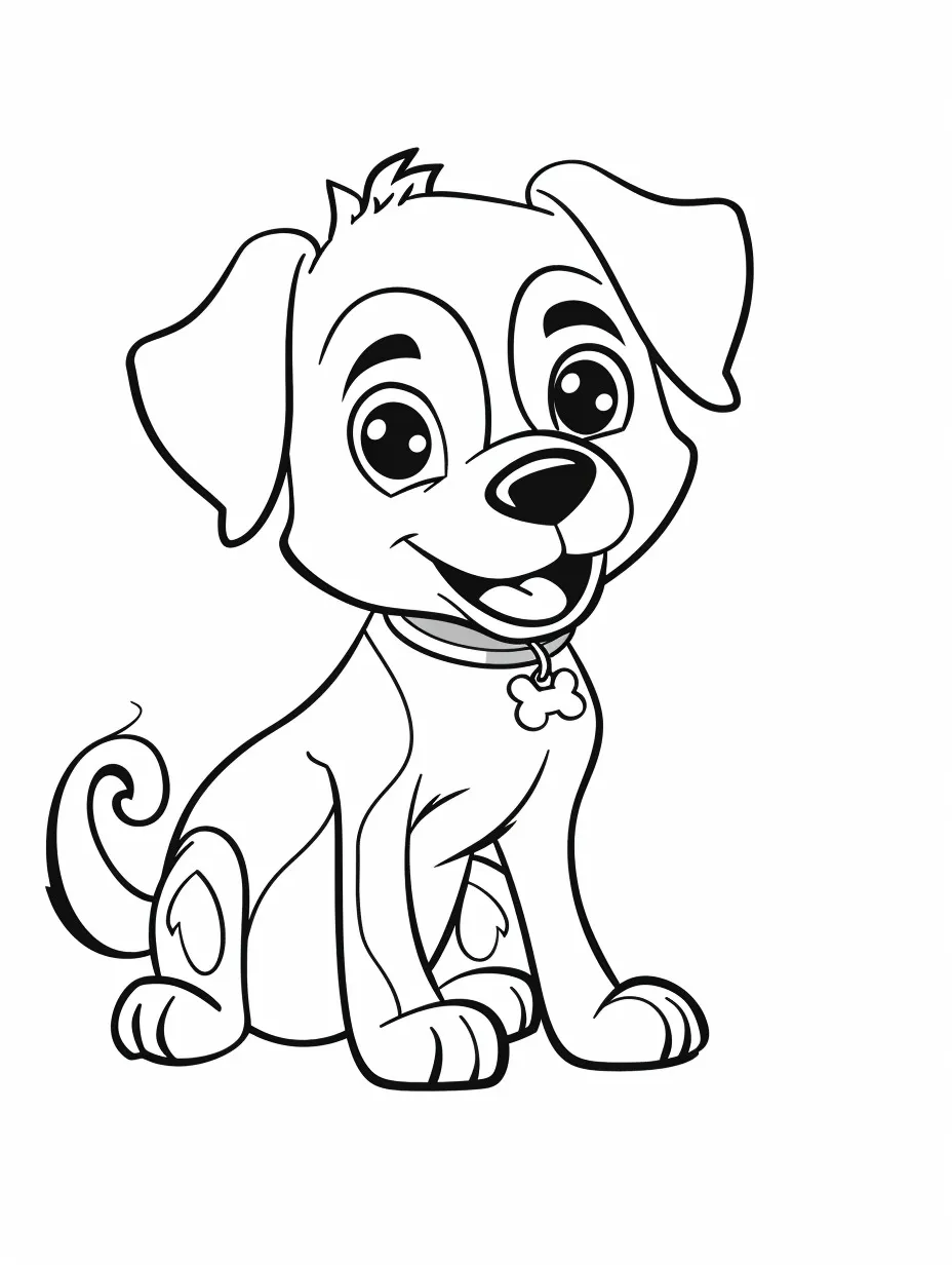 Dog Coloring page (8)