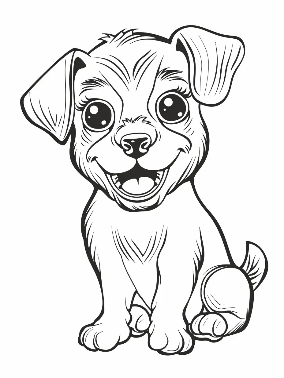 Dog Coloring page (9)