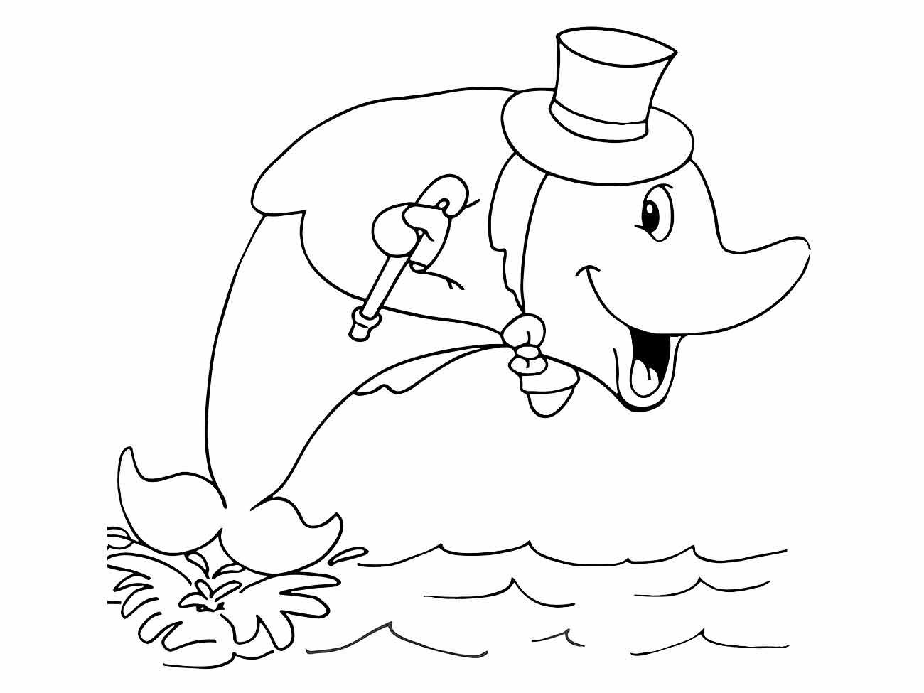 Dolphins coloring page (12)