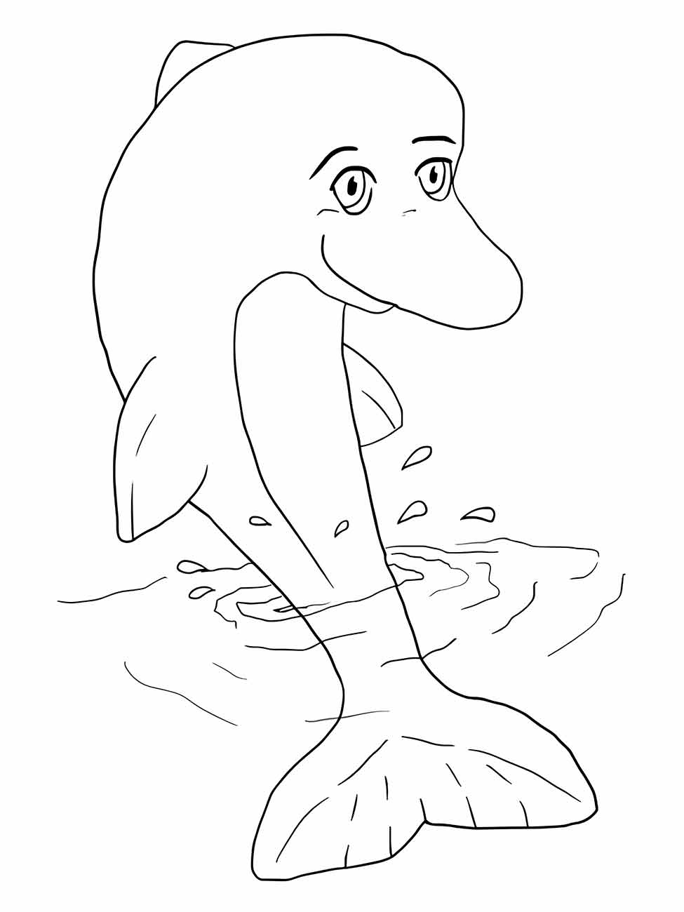 Dolphins coloring page (15)