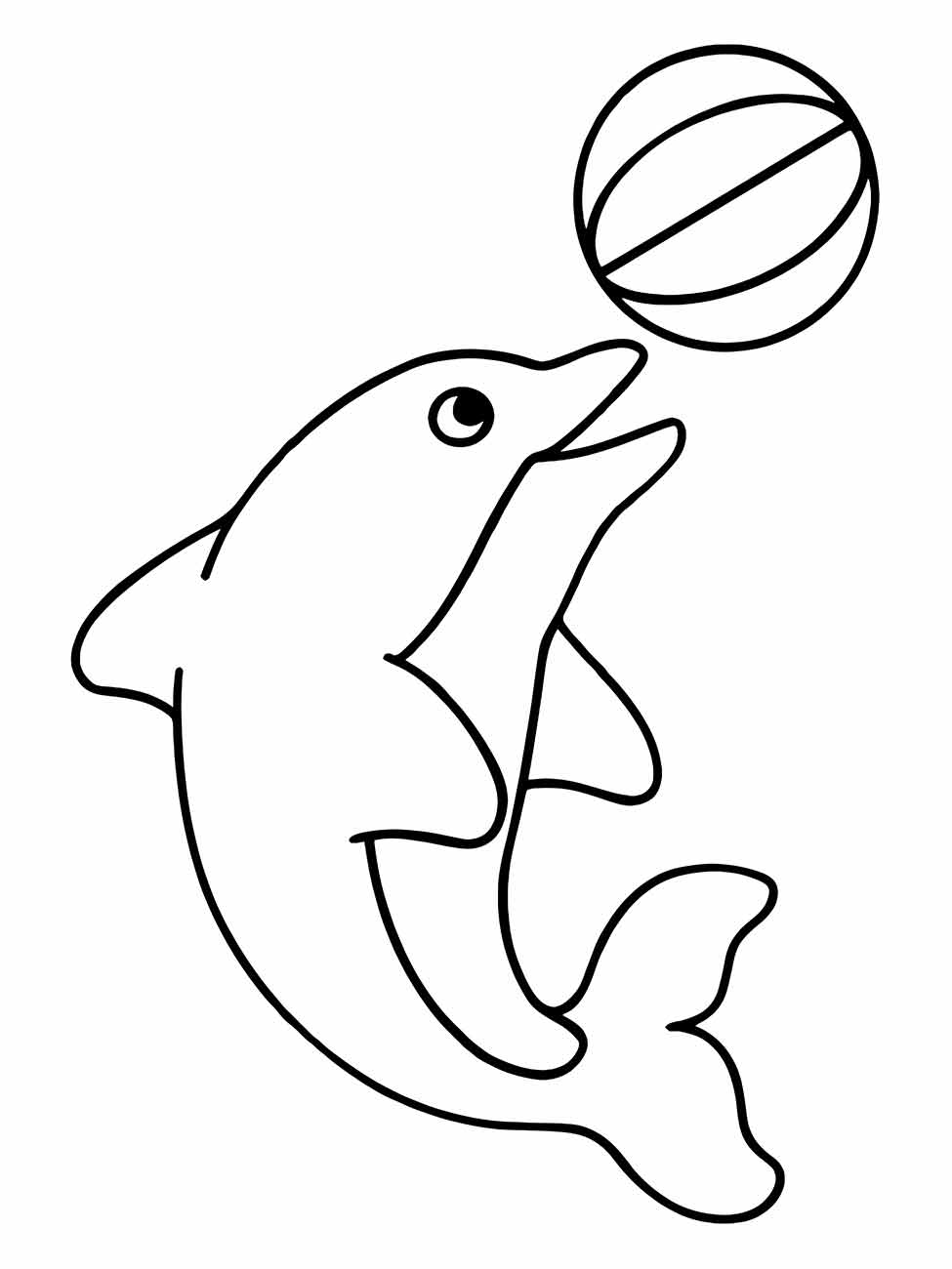 Dolphins coloring page (16)