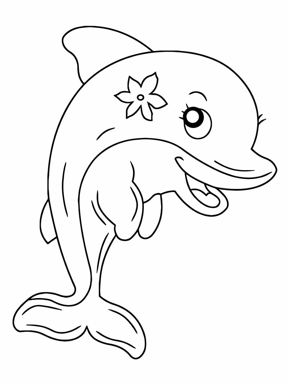 Dolphins coloring page (18)