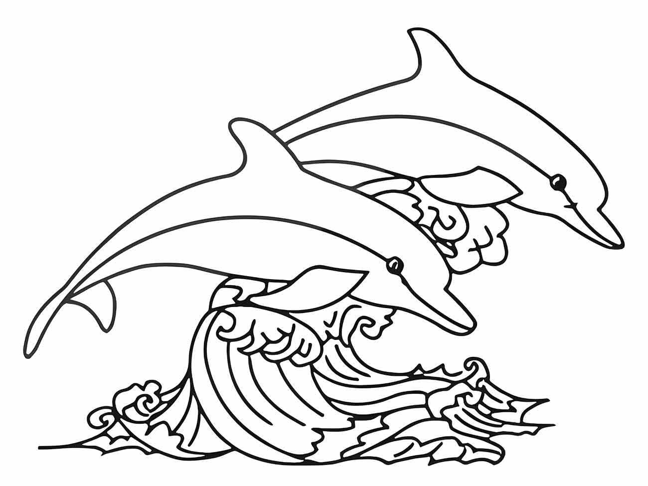 Dolphins coloring page (27)