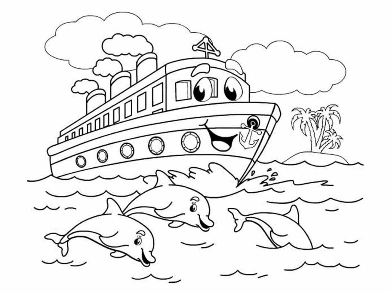 Dolphins coloring page (29)