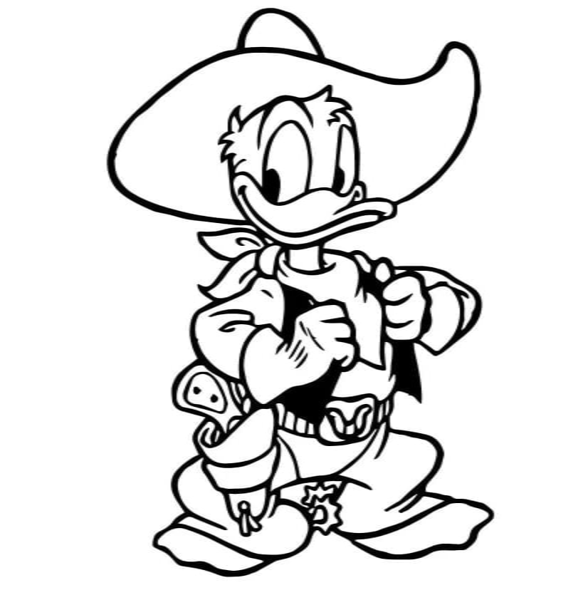 Donald coloring page (1)