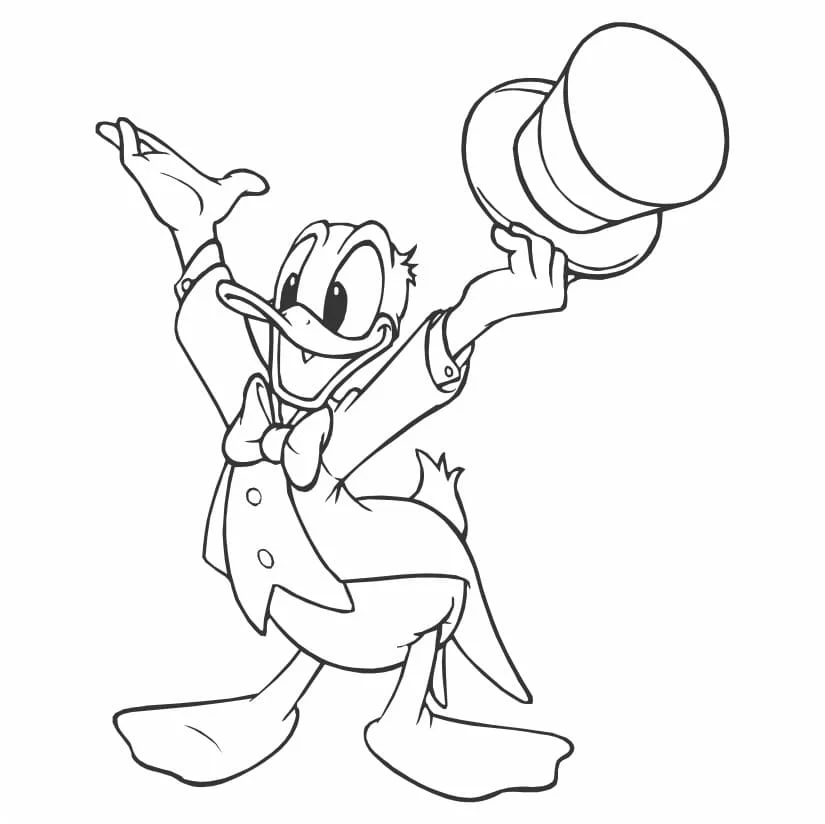 Donald coloring page (19)