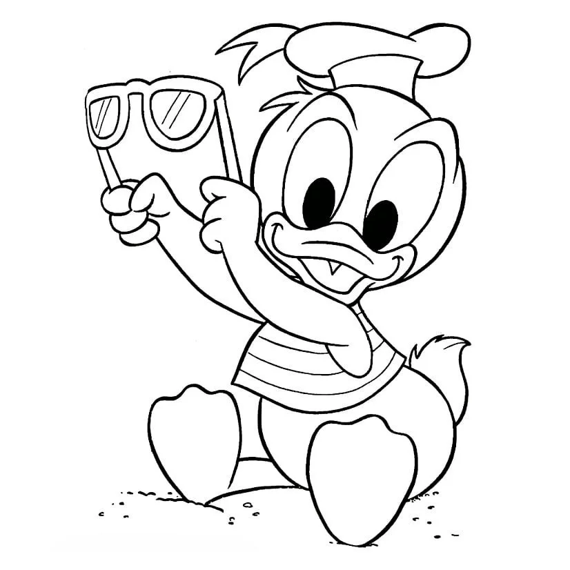 Donald coloring page (2)