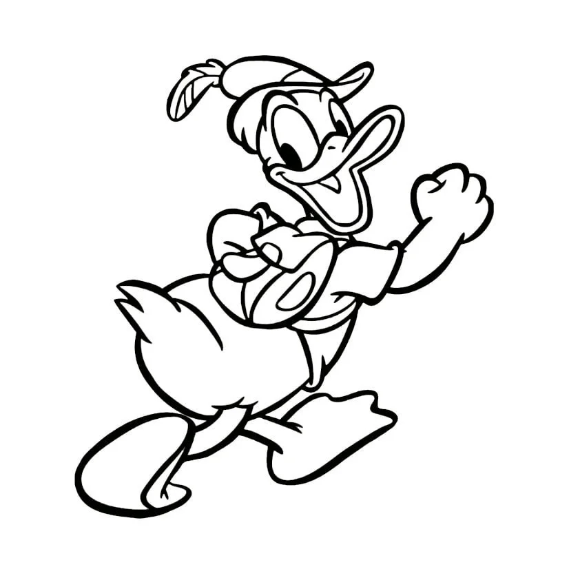 Donald coloring page (20)