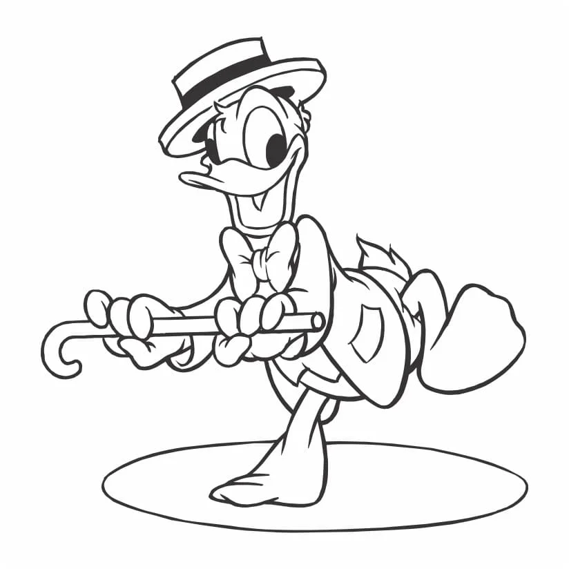 Donald coloring page (21)