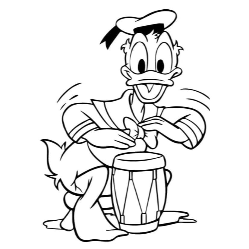 Donald coloring page (22)