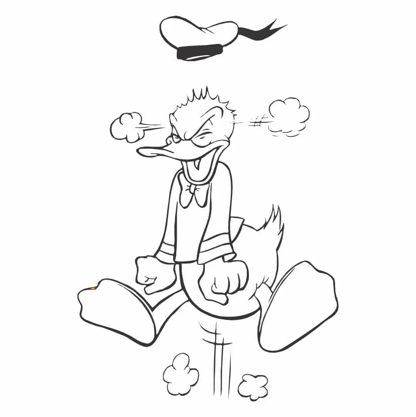 Donald coloring page (23)