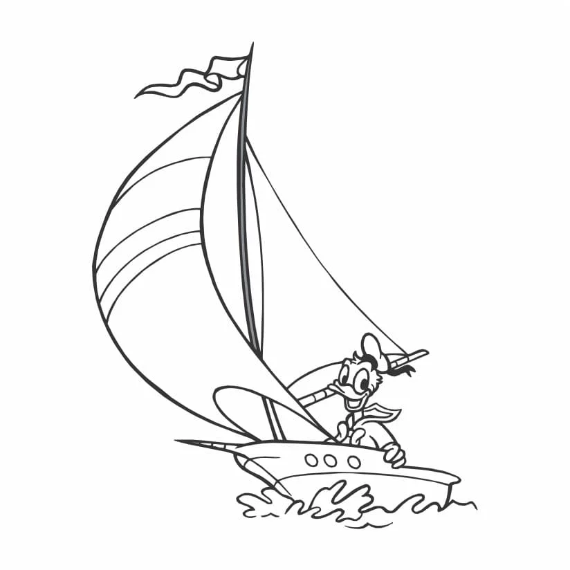 Donald coloring page (28)