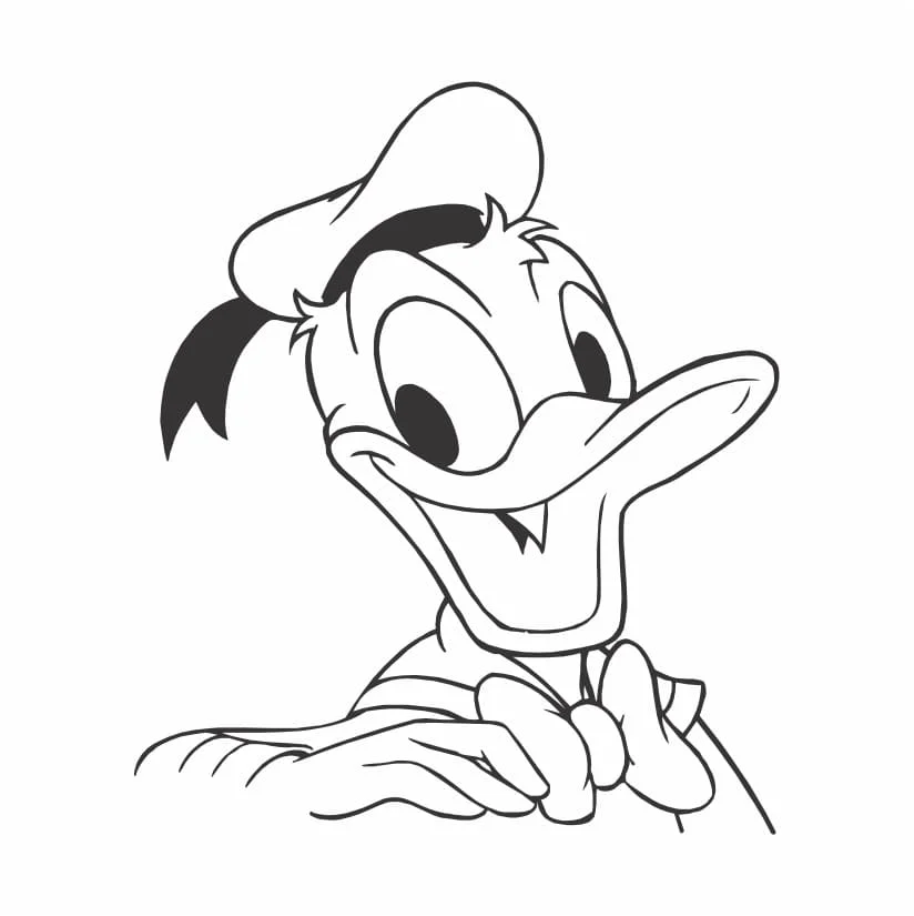 Donald coloring page (3)