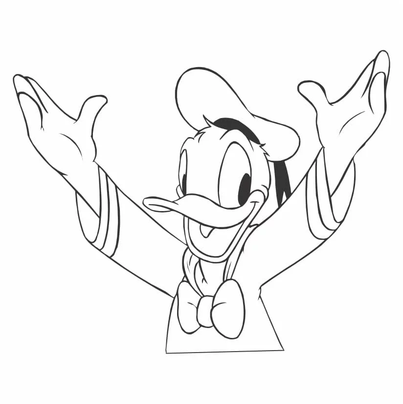 Donald coloring page (30)