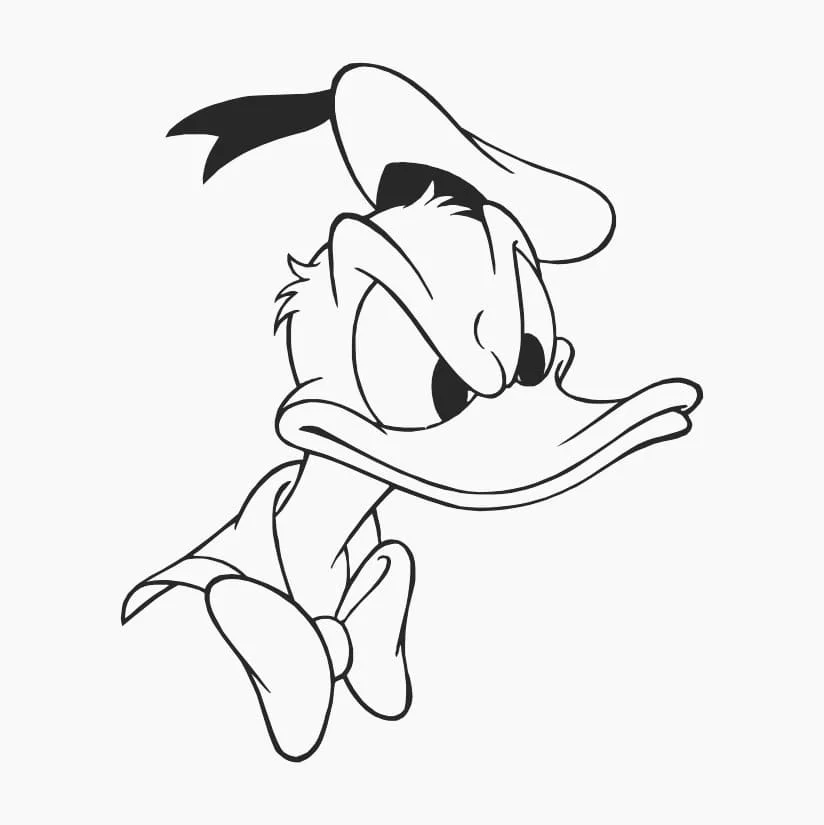 Donald coloring page (34)