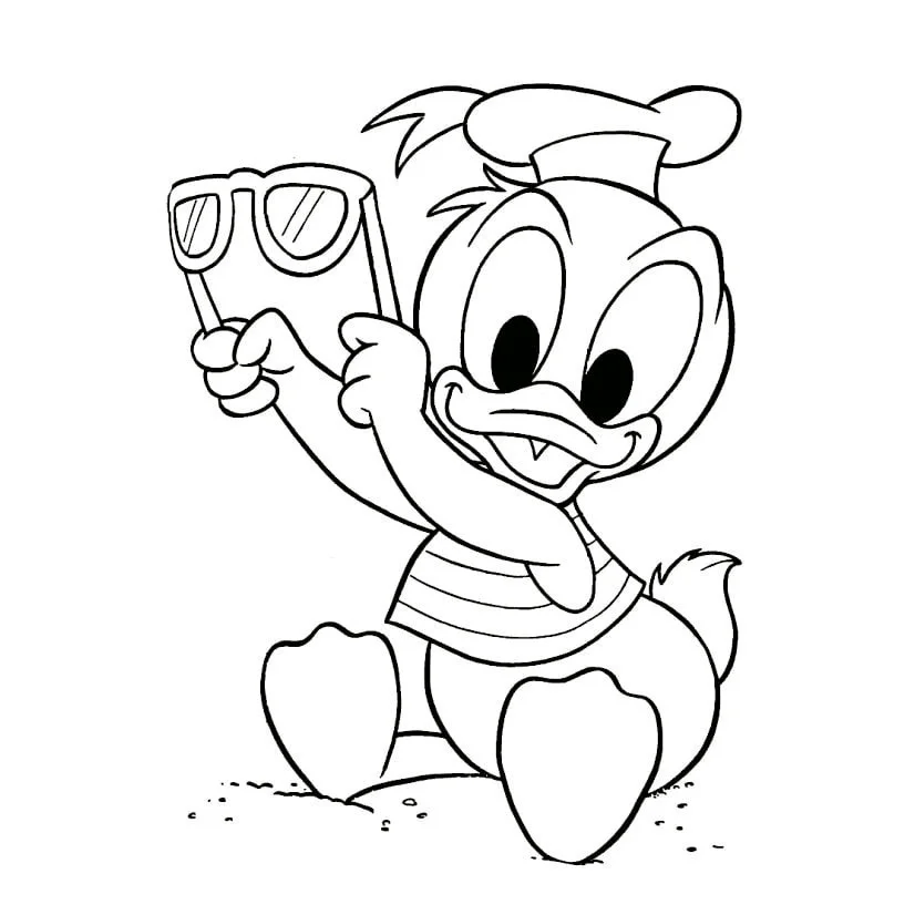 Donald coloring page (35)