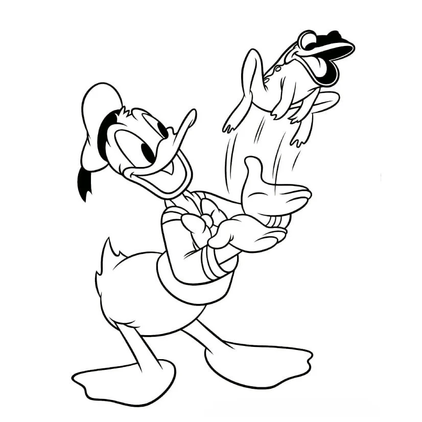 Donald coloring page (37)