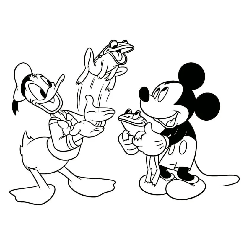 Donald coloring page (38)