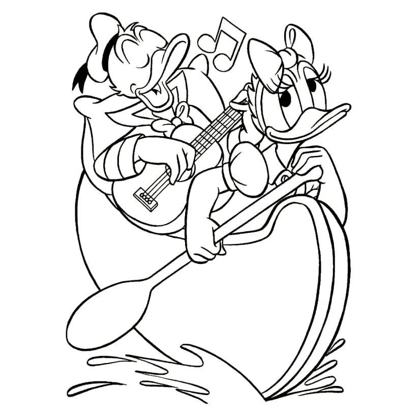 Donald coloring page (40)