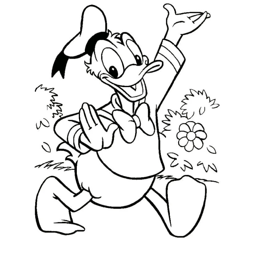 Donald coloring page (41)