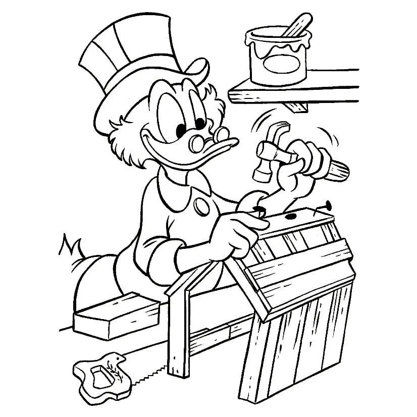 Donald coloring page (42)