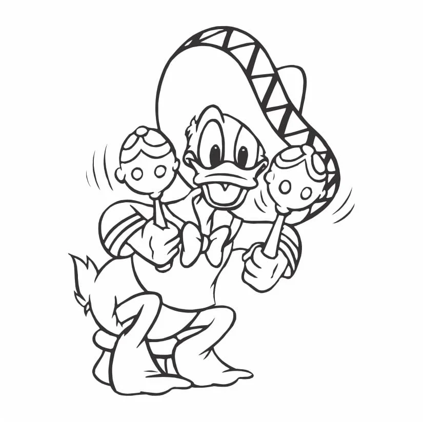 Donald coloring page (43)