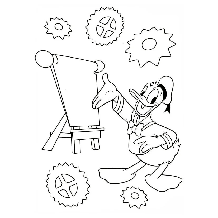 Donald coloring page (45)