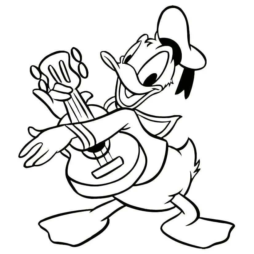 Donald coloring page (46)