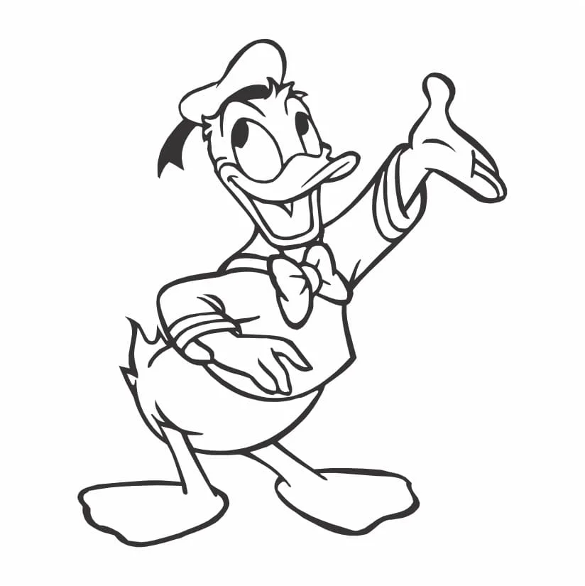 Donald coloring page (47)