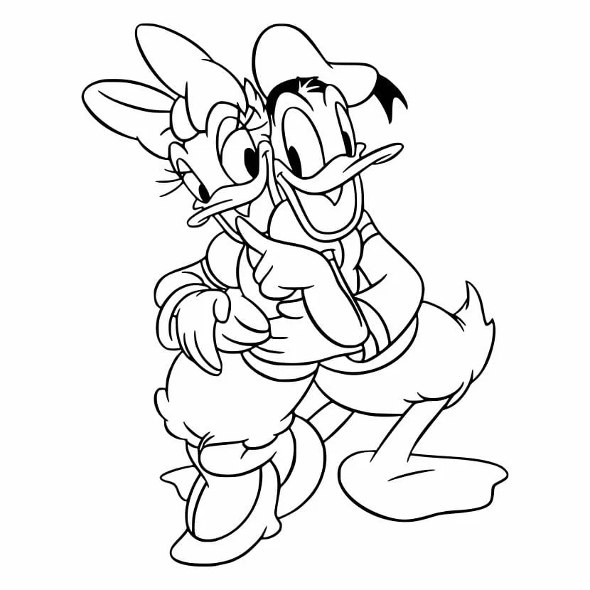 Donald coloring page (49)