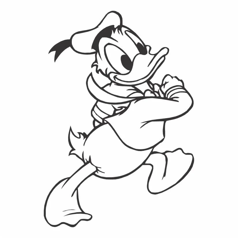 Donald coloring page (6)