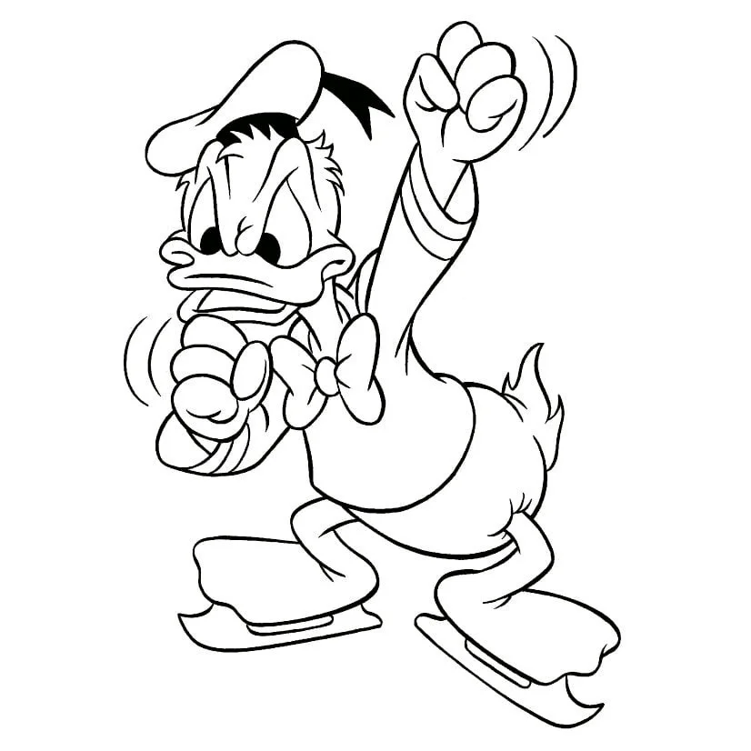 Donald coloring page (7)