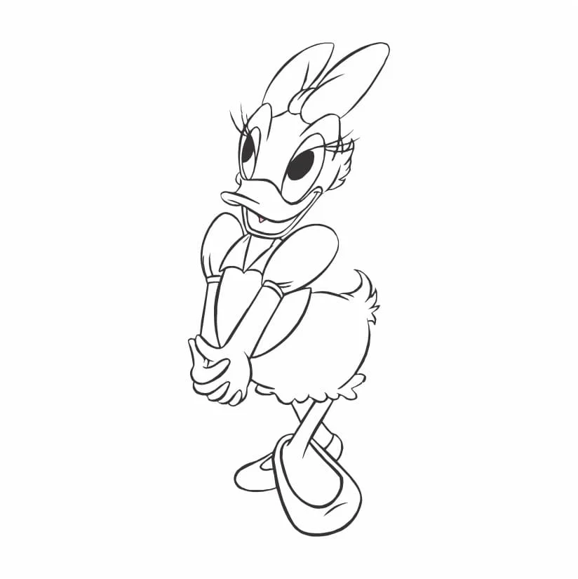 Donald coloring page (9)