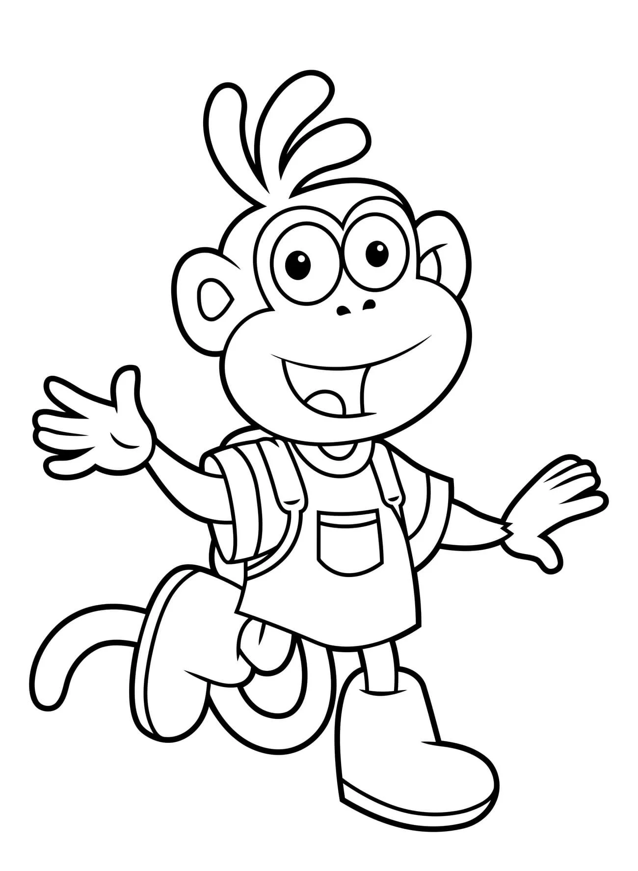 Dora the Explorer coloring page (1)