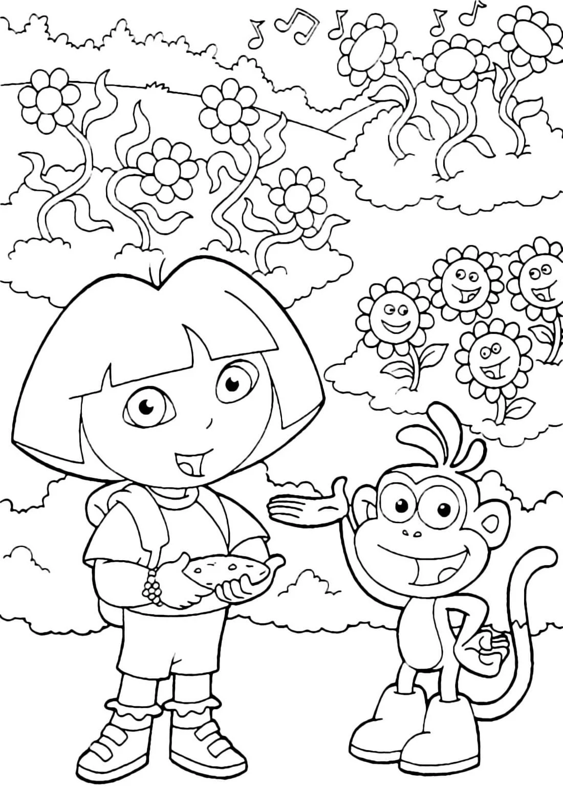 Dora the Explorer coloring page (10)