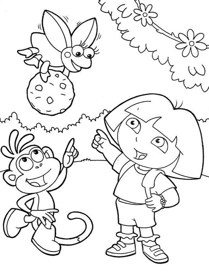 Dora the Explorer coloring page (102)