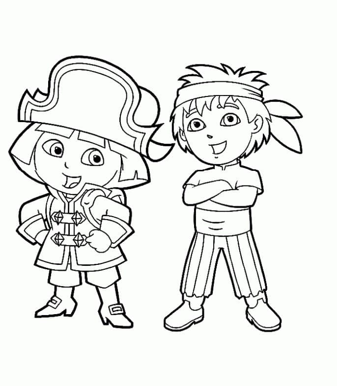 Dora the Explorer coloring page (103)